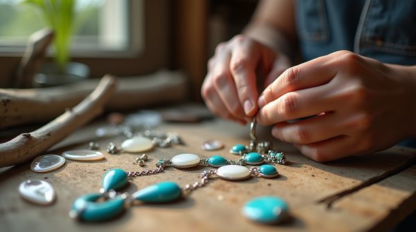 Ocean-inspired jewelry handcrafted: art from the sea's edge